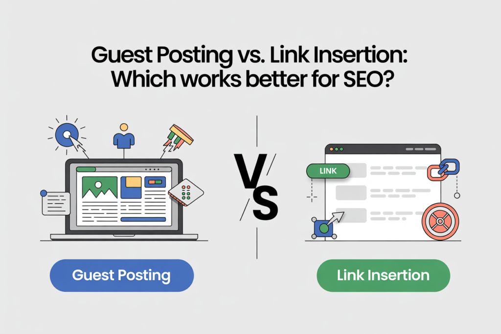 Guest Posting vs. Link Insertion: Which works better for SEO